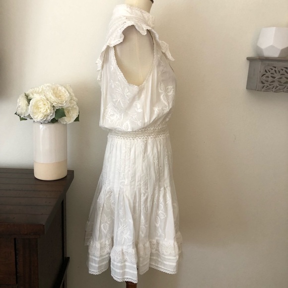 Zimmermann Tulsi Flutter Day dress white eyelet lace size 8 - Picture 13 of 16